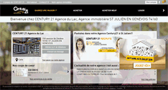 Desktop Screenshot of century21-adl-st-julien.com